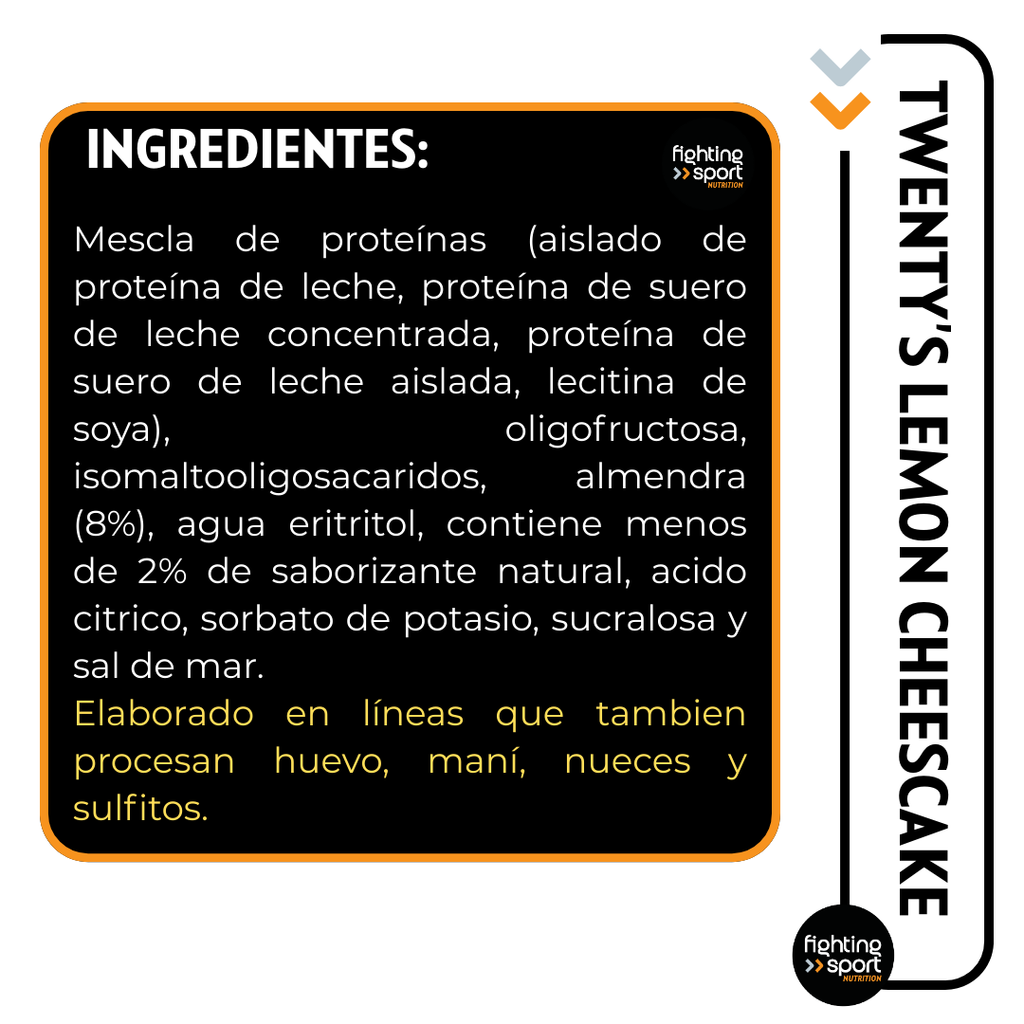 Twentys Lemon Cheesecake 12un