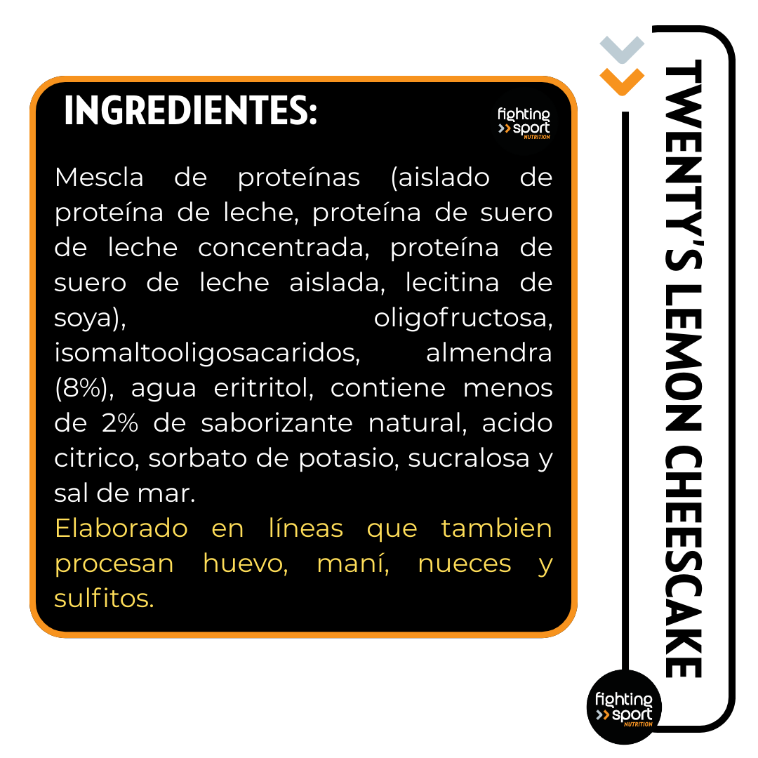 Twentys Lemon Cheesecake 12un
