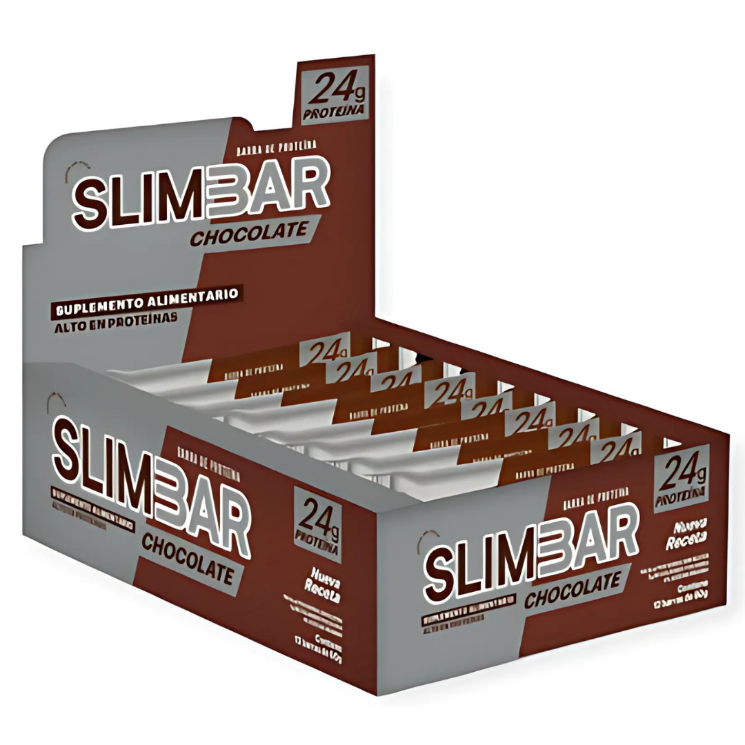 Barrita Proteina SlimBar Chocolate 12un