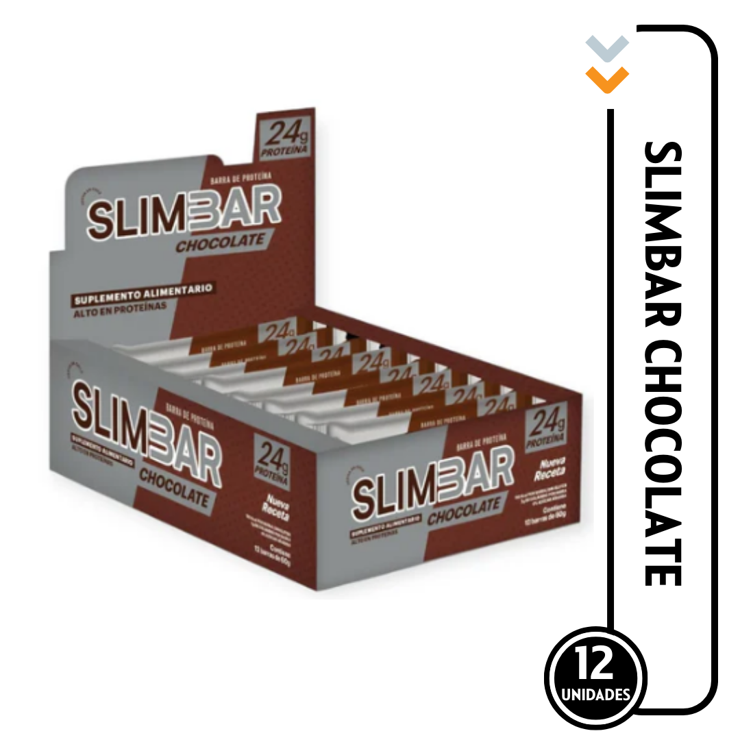 Barrita Proteina SlimBar Chocolate 12un