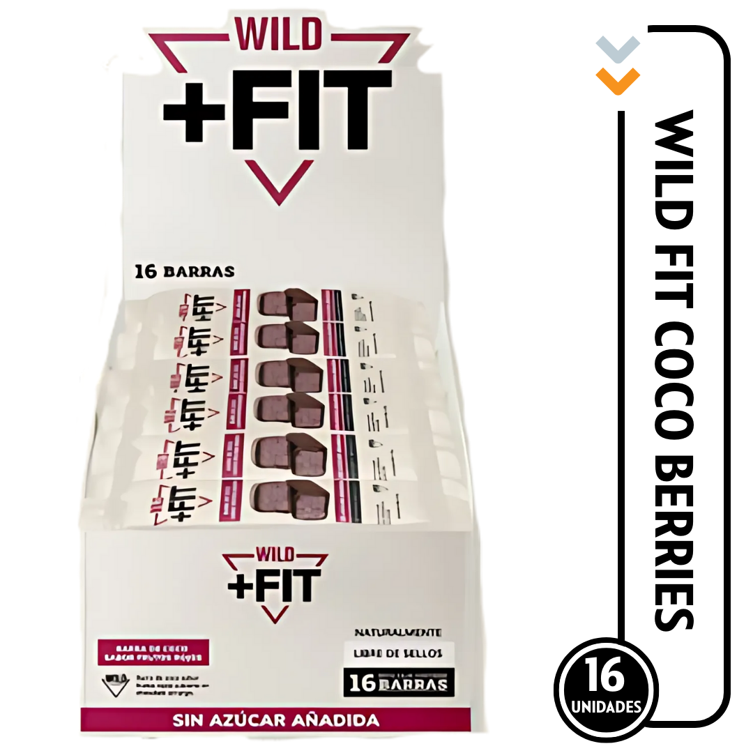 Wild Fit Coco Berries 16 unidades