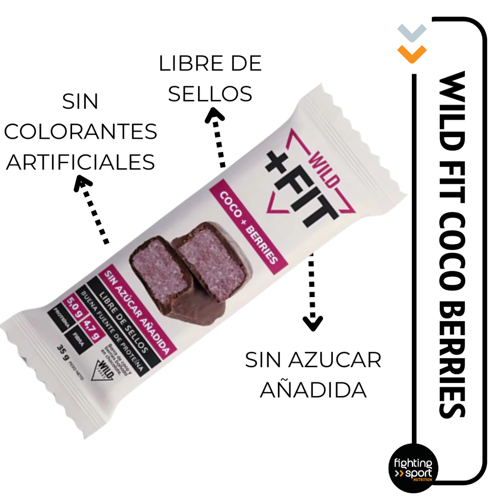 Wild Fit Coco Berries 16 unidades