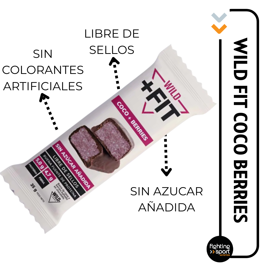 Wild Fit Coco Berries 16 unidades