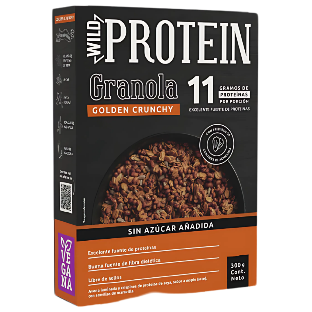 Wild Protein Granola Golden 300grs.