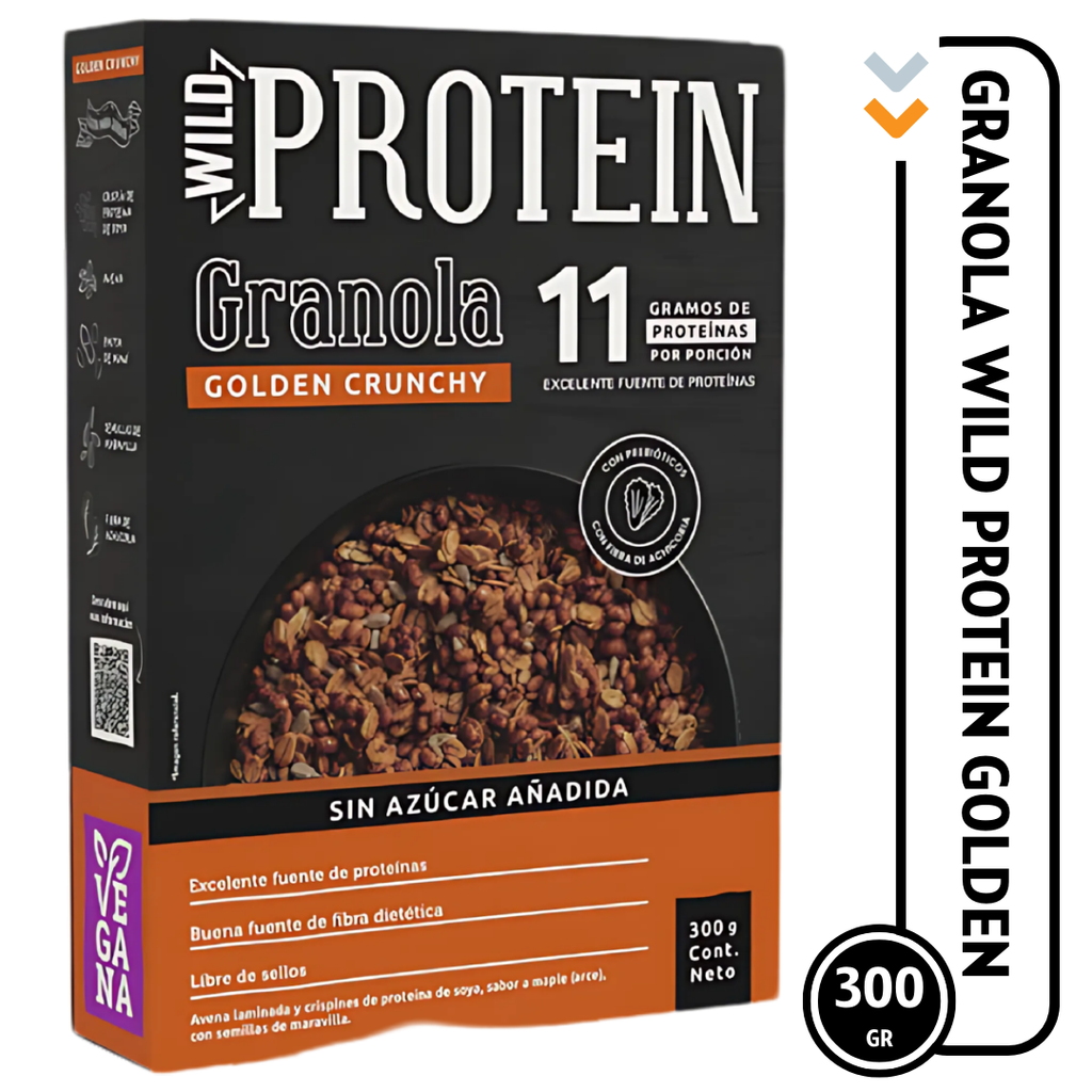Wild Protein Granola Golden 300grs.