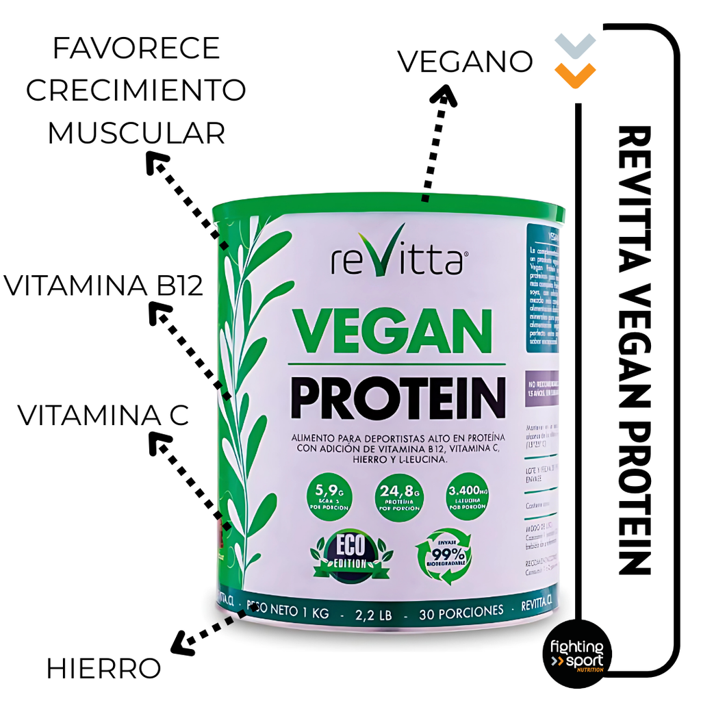 Proteina Vegana Vegan Protein Chocolate 1kg