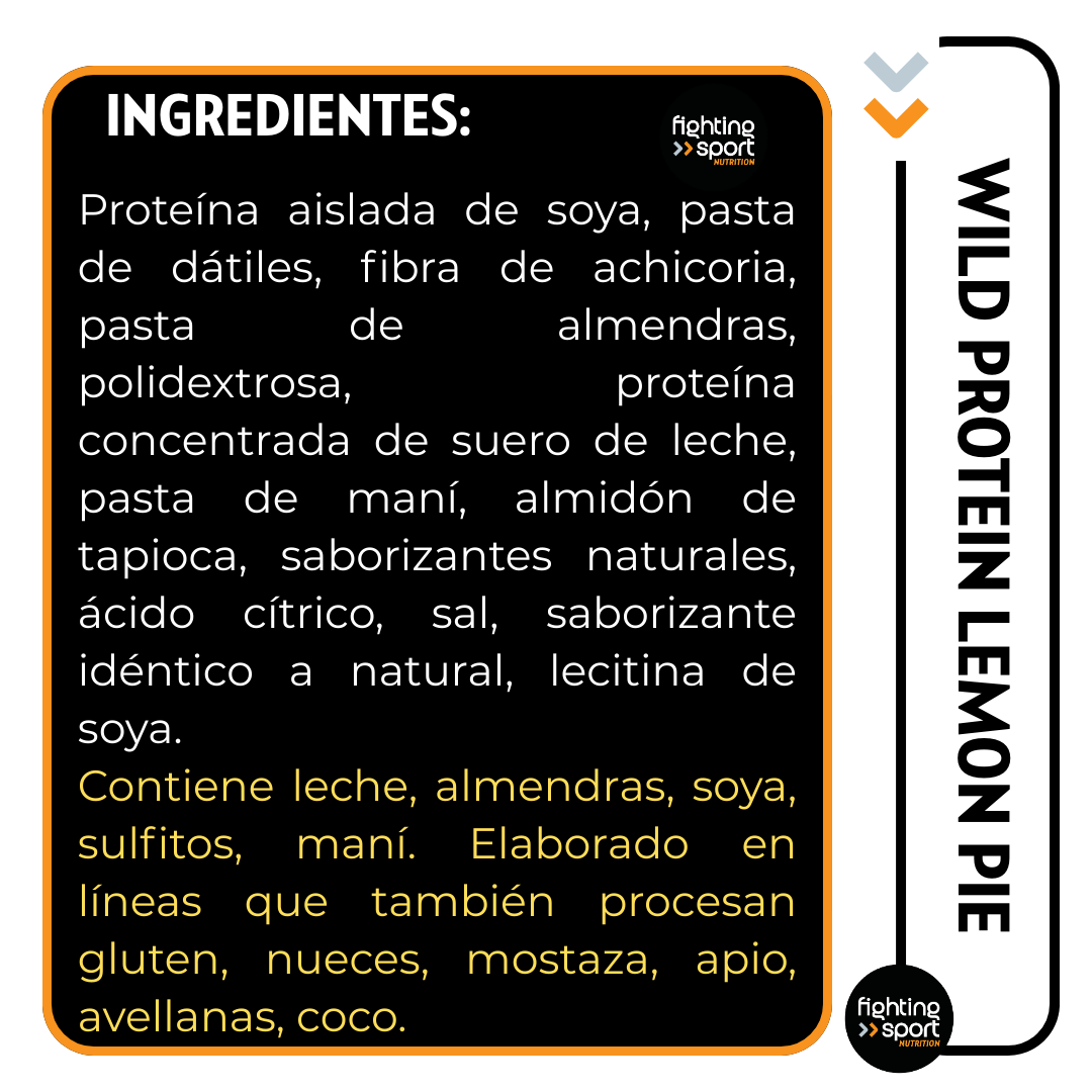 Wild Protein Lemon Pie 16 unidades
