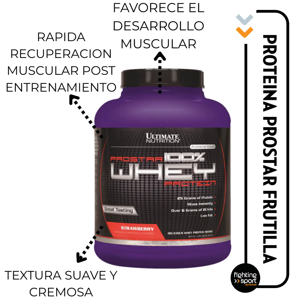 Ultimate Nutrition Prostar Frutilla 2.39Kg.