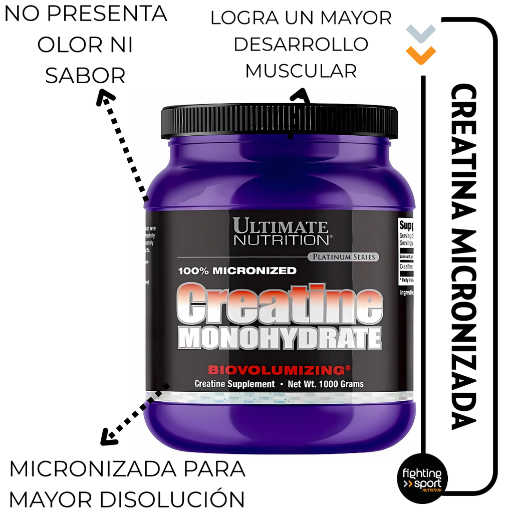 Creatina Micronizada Ultimate Nutrition 1Kg.