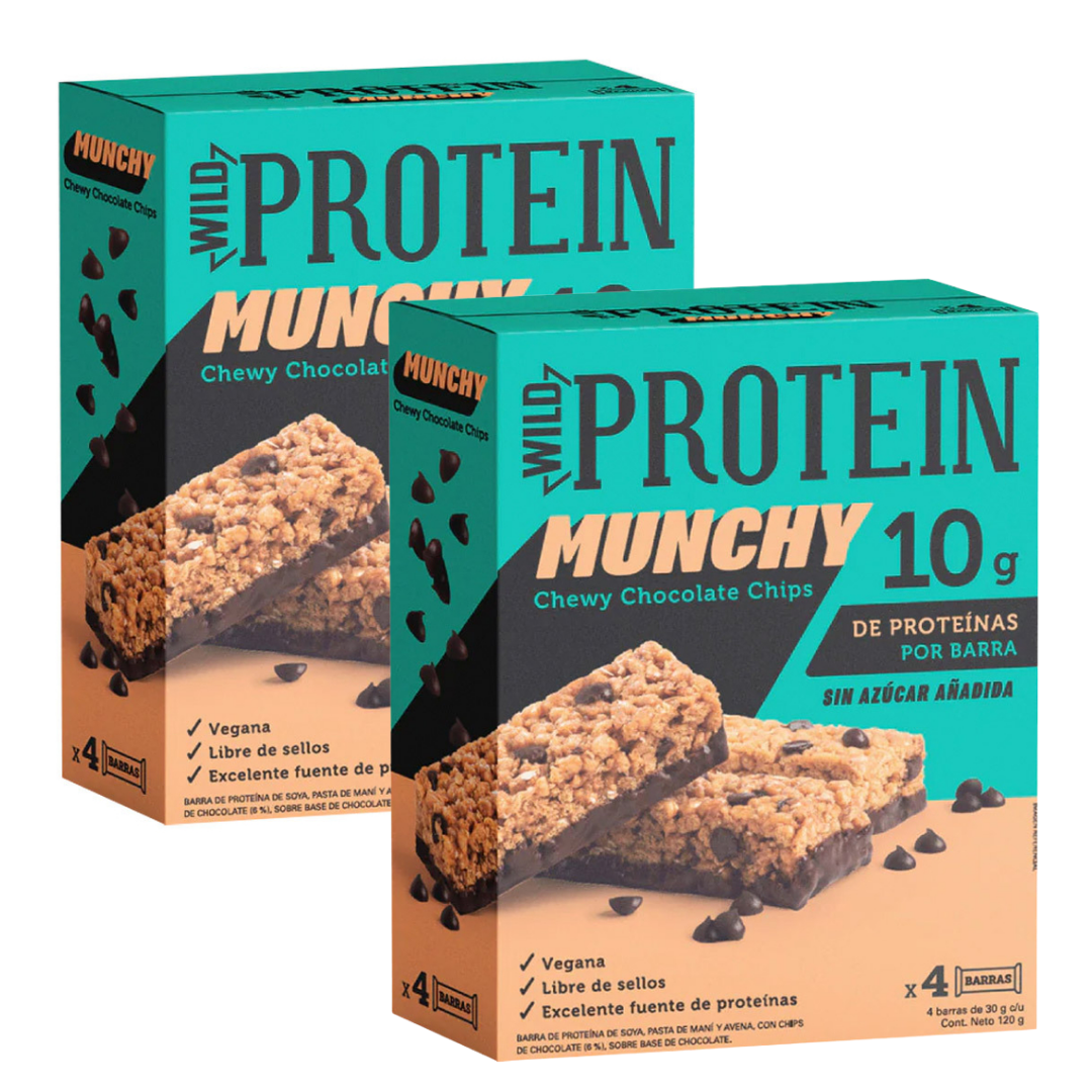 Wild Protein Munchy Chocolate Chips Pack 2un
