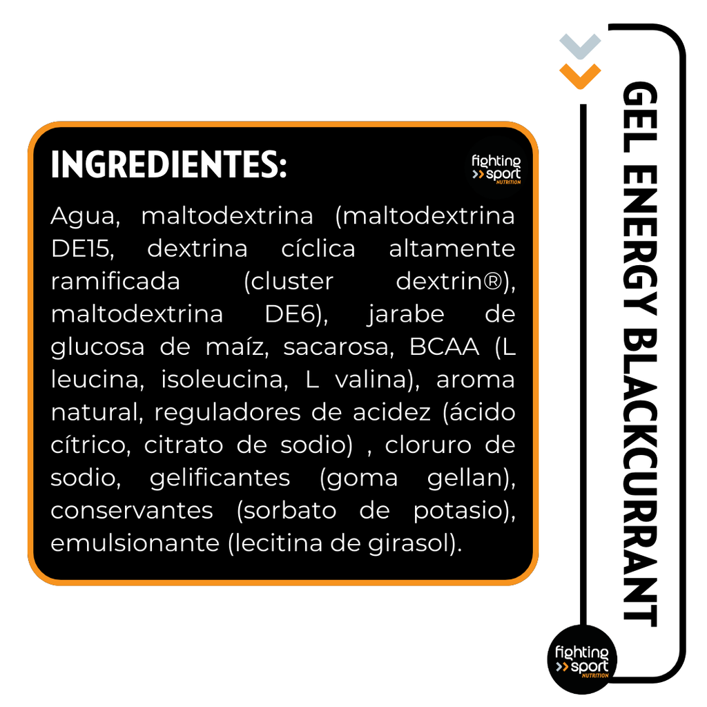 Pack 3un High Energy Gel Black Currant 226ers