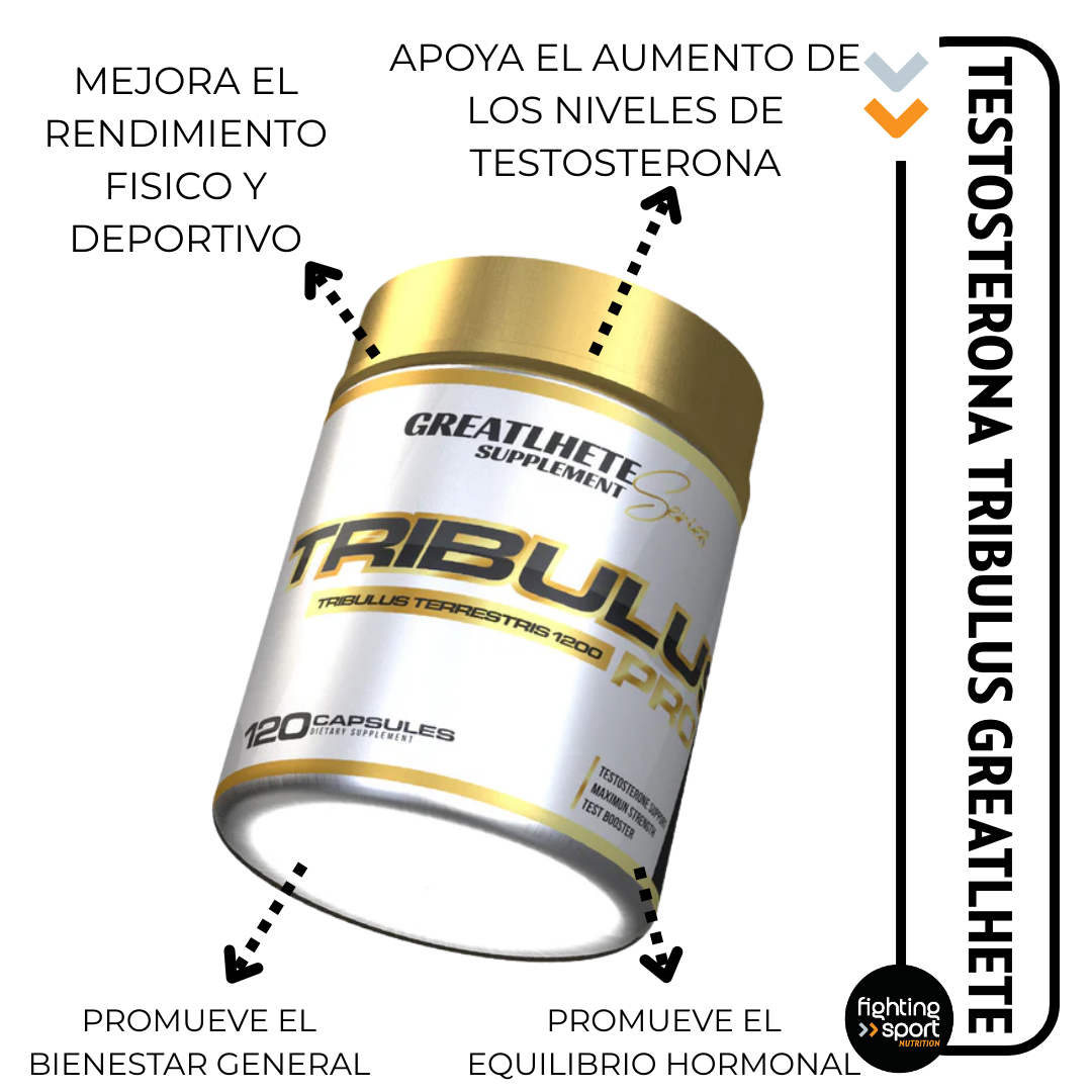 Testosterona Tribulus Greatlhete 120 Capsulas