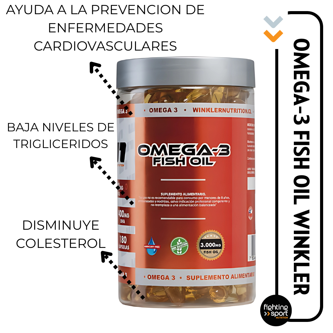 Omega 3 Winker Nutrition 60 Porciones