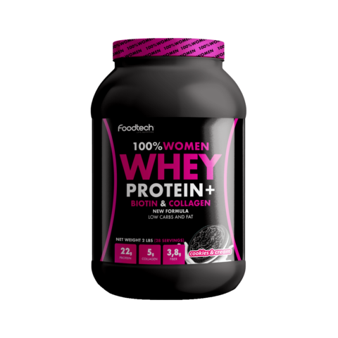 100% Women Whey Protein Cookies&Cream 907grs
