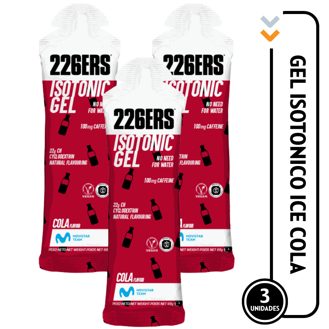Pack 3un Gek Isotonico 226ers sabor Cola