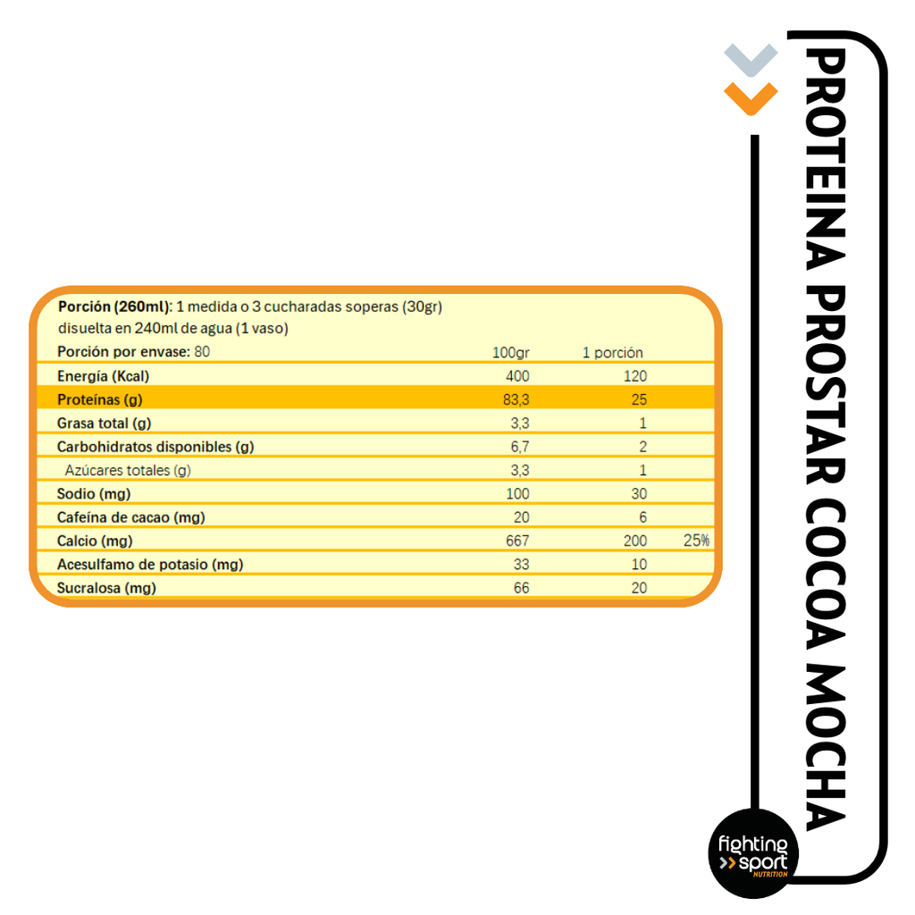 Ultimate Nutrition Prostar Cocoa Mocha 2.39Kg.